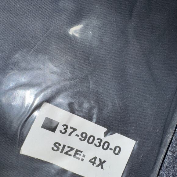 Roaman’s Women's Plus Size 4X Top BLACK Tunic New In Package V Neck SS - Picture 4 of 6